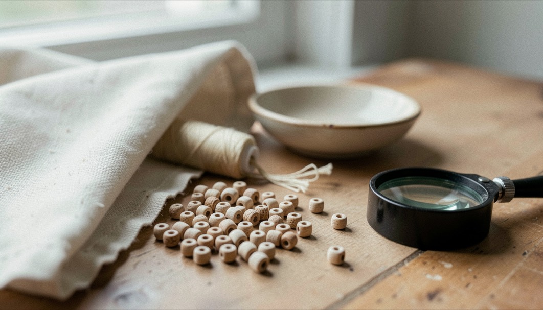 Materials related to seed bead finish durability