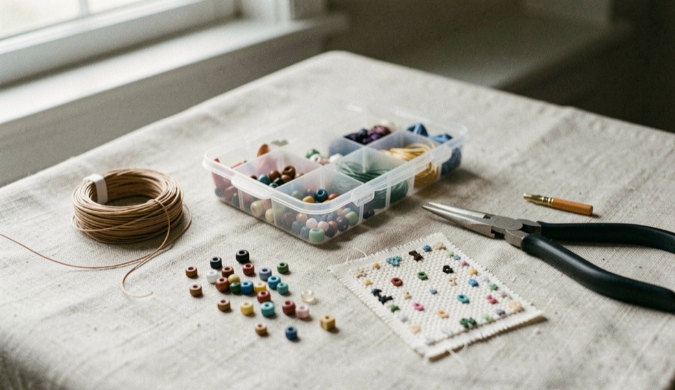 Materials related to beading kits for beginners